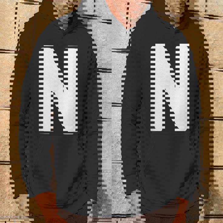 英文字 N 大文字 アルファベット モノグラム イニシャル パーカー ライフスタイル