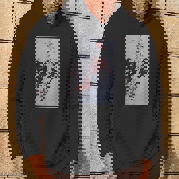 葛飾北斎作 ハイビスカスとスズメ パーカー ライフスタイル