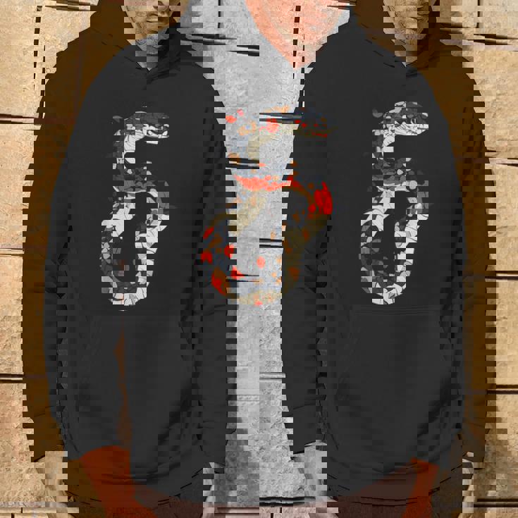 蛇 動物 モチーフ アート 蛇 パーカー ライフスタイル