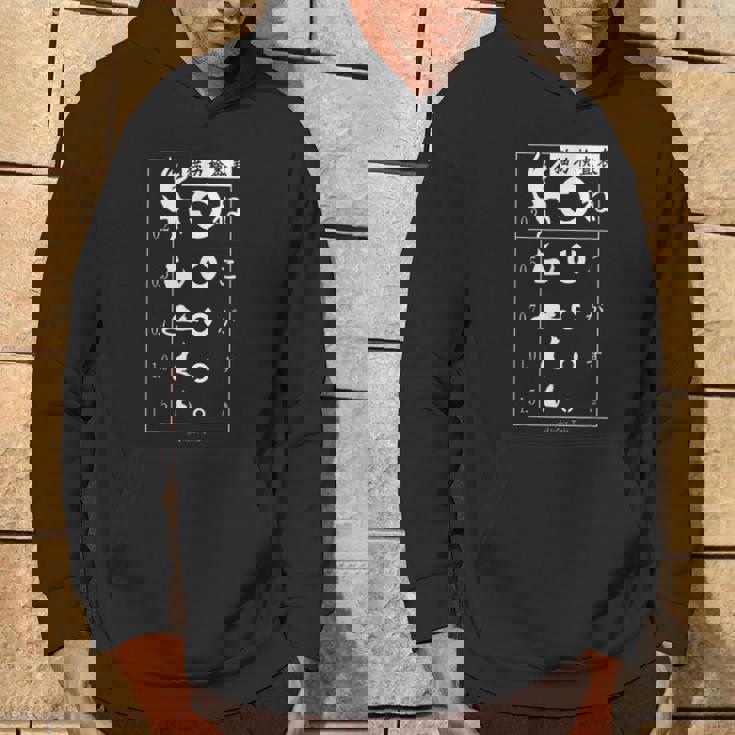 視力検査 おもしろ デザイン 猫 パーカー ライフスタイル