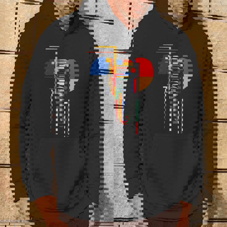 象 抽象 動物 アート 幾何学模様 グラフィック 象 パーカー ライフスタイル