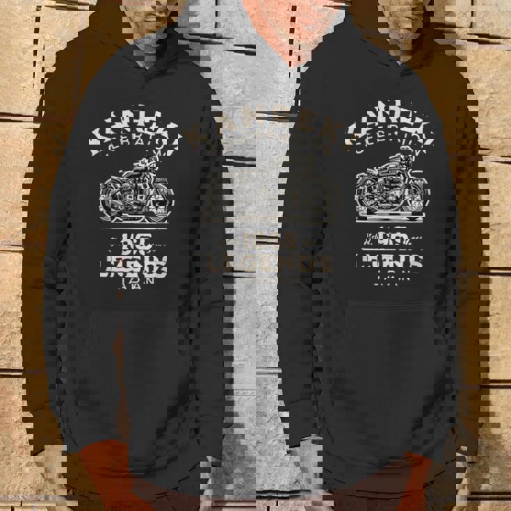 還暦祝い 1965年生まれのバイク好き 2025年60歳記念 かっこいい パーカー ライフスタイル