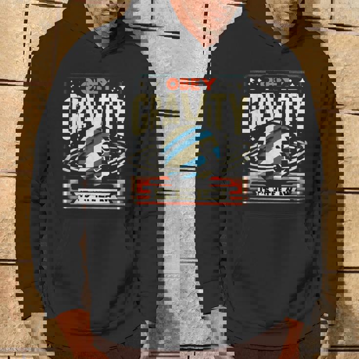 重力に従いなさい、それが法です Obey Gravity It's The Law パーカー ライフスタイル