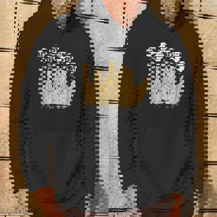 野生動物のミーアキャットアルコールビール パーカー ライフスタイル