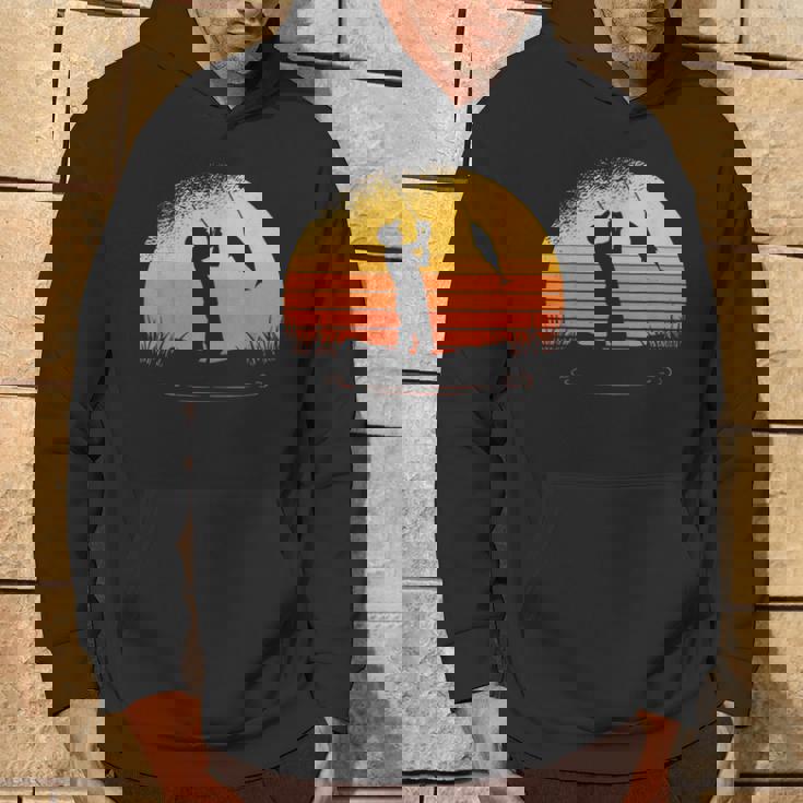 釣り人日没漁師釣り竿 パーカー ライフスタイル