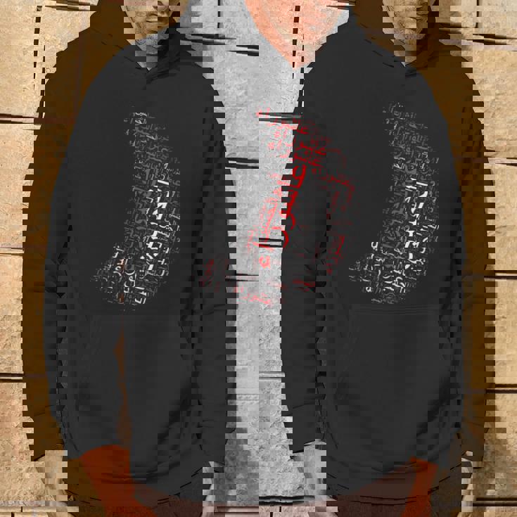 阿修羅の芸術的な半分陽気な月引用 パーカー ライフスタイル