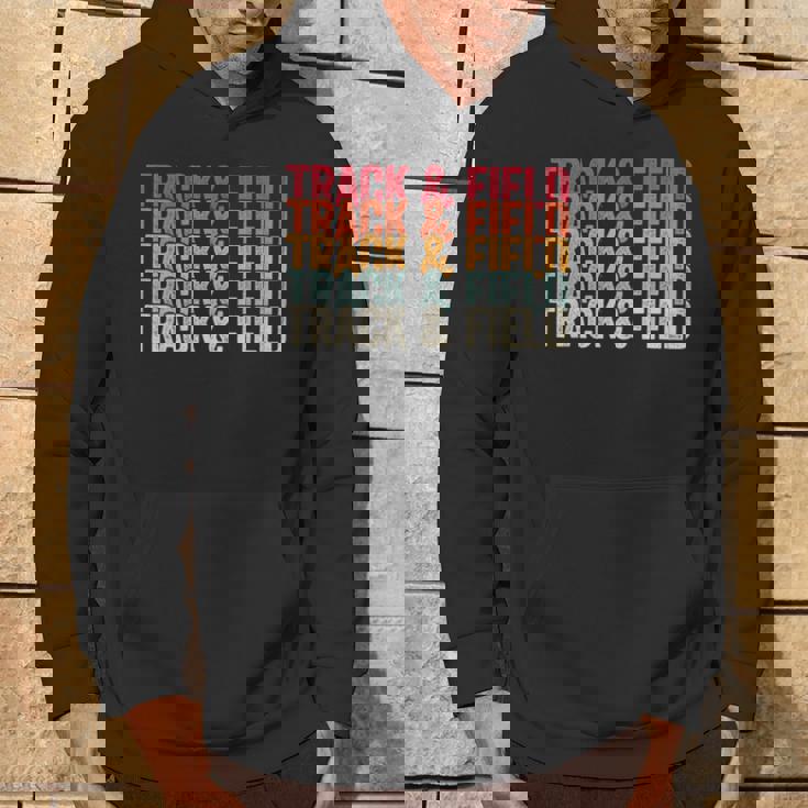 陸上競技 陸上競技 レトロ 男性用 パーカー ライフスタイル