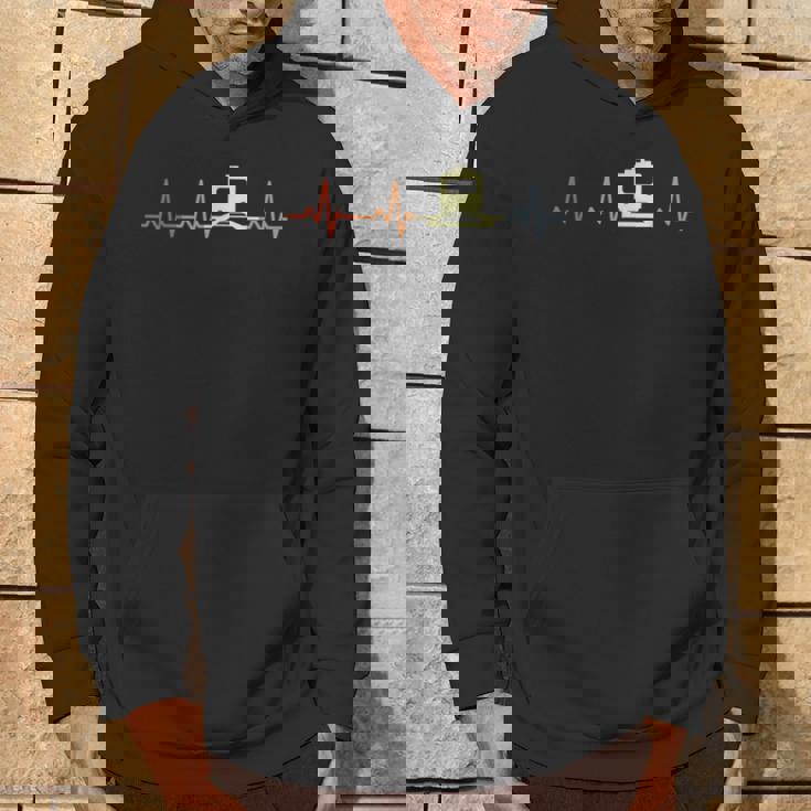 電車 Ecg ハートライン 鉄道ファン パーカー ライフスタイル