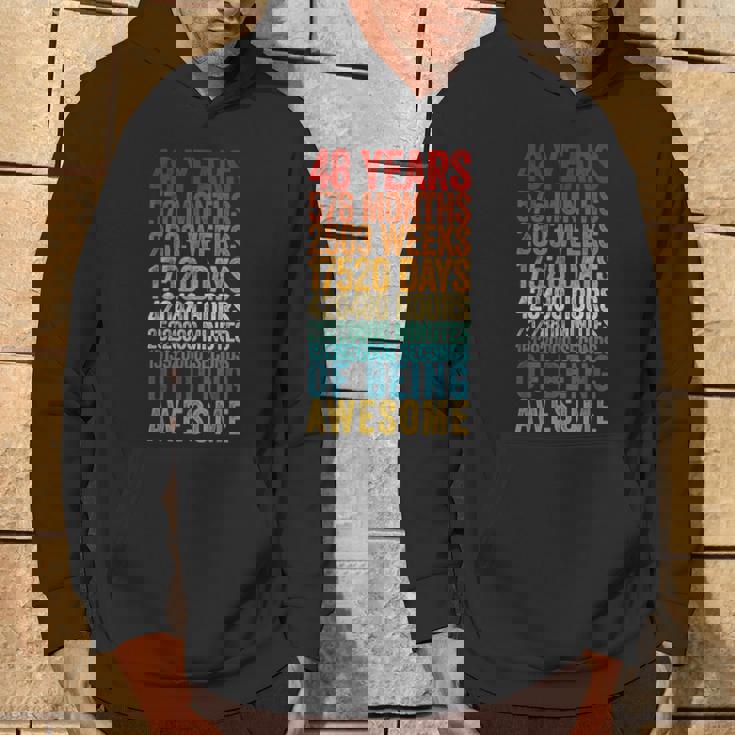 面白い48歳の誕生日シャツ オールドメーター 面白い48歳ギフト パーカー ライフスタイル