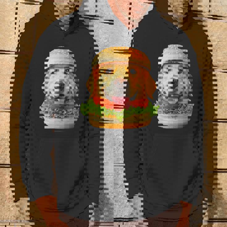 面白いtシャツ ゴールデンレトリバー 犬 ハンバーガー メンズ グッズ かわいい おもしろ 面白い 服 ネタ パーカー ライフスタイル