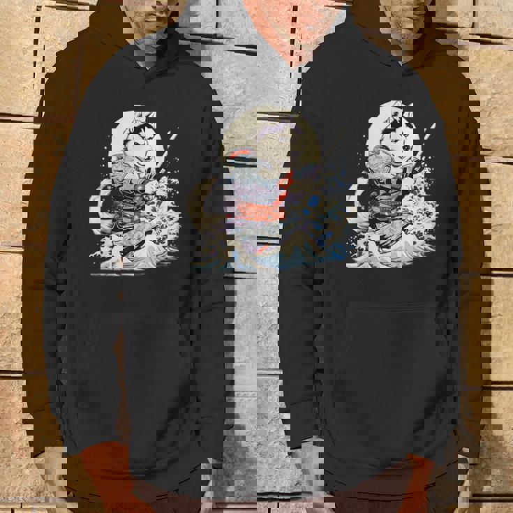 面白いtシャツ シベリアンハスキー 浮世絵 イヌ わんこ メンズ 犬好き グッズ おもしろ 面白い 服 ネタ パーカー ライフスタイル