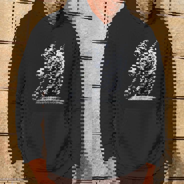 面白いtシャツ シュナウザー ゴルフ イヌ メンズ 犬好き グッズ かわいい おもしろ 面白い 服 ネタ パーカー ライフスタイル