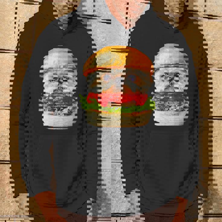 面白いtシャツ シーズー 犬 ハンバーガー メンズ 犬好き グッズ かわいい おもしろ 面白い 服 ネタ パーカー ライフスタイル