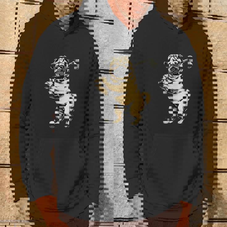 面白いtシャツ パグ ゴルフ イヌ わんこ メンズ 犬好き グッズ かわいい おもしろ 面白い 服 ネタ パーカー ライフスタイル