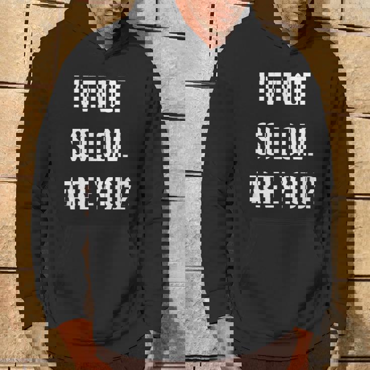 面白いtシャツ 下ネタ 文字 ダジャレ メンズ おもしろtシャツ ジョーク 男性用 英語 I'm Noto Low パーカー ライフスタイル