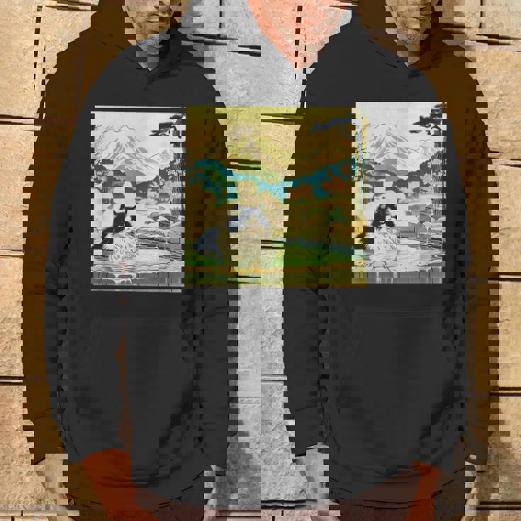 面白いtシャツ 猫 ネコ 温泉 メンズ 猫好き グッズ おもしろ 面白い 服 ネタ 猫の下僕 浮世絵 パーカー ライフスタイル