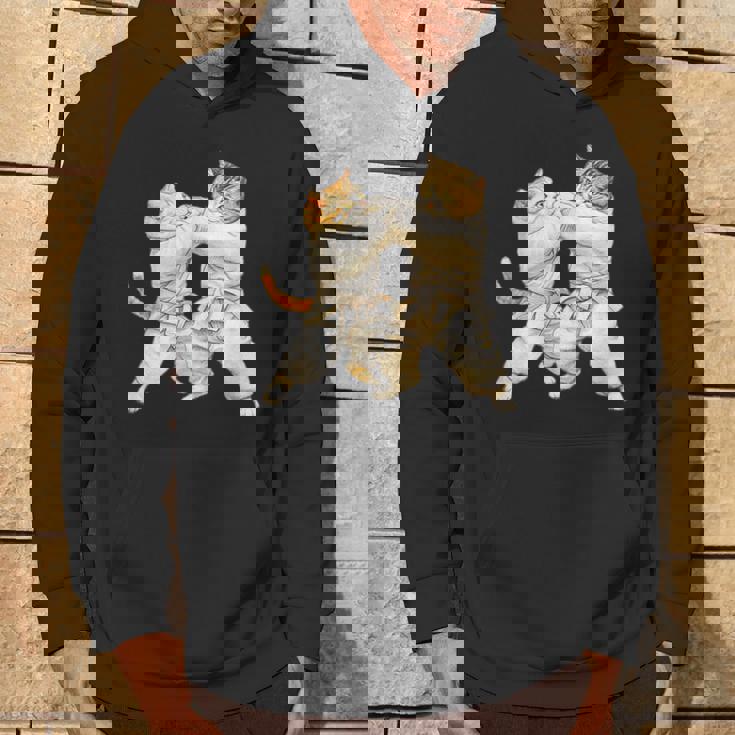 面白いtシャツ 猫 柔道 ネコ メンズ 猫好き グッズ おもしろ 面白い 服 ネタ にゃんこ 猫の下僕 柔術 パーカー ライフスタイル