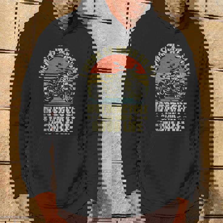 面白いオートバイの引用句 メンズ レディース オートバイ愛好家ライダー パーカー ライフスタイル