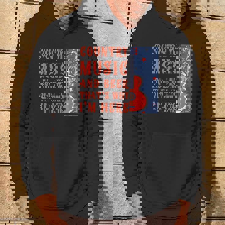 面白いカントリーミュージック&ビール音楽祭 アコースティックギター パーカー ライフスタイル