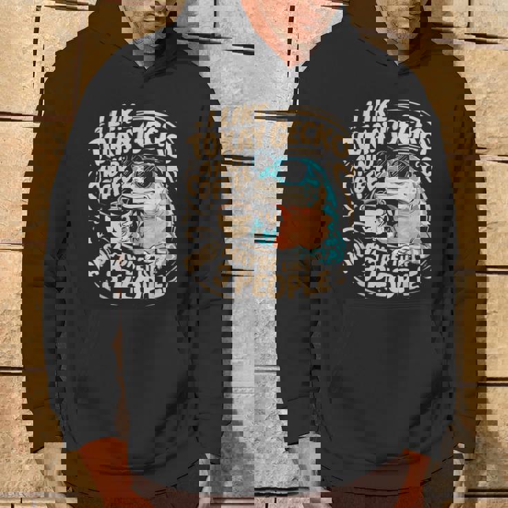 面白いトッケイヤモリの飼い主が爬虫類のトカゲを言う パーカー ライフスタイル