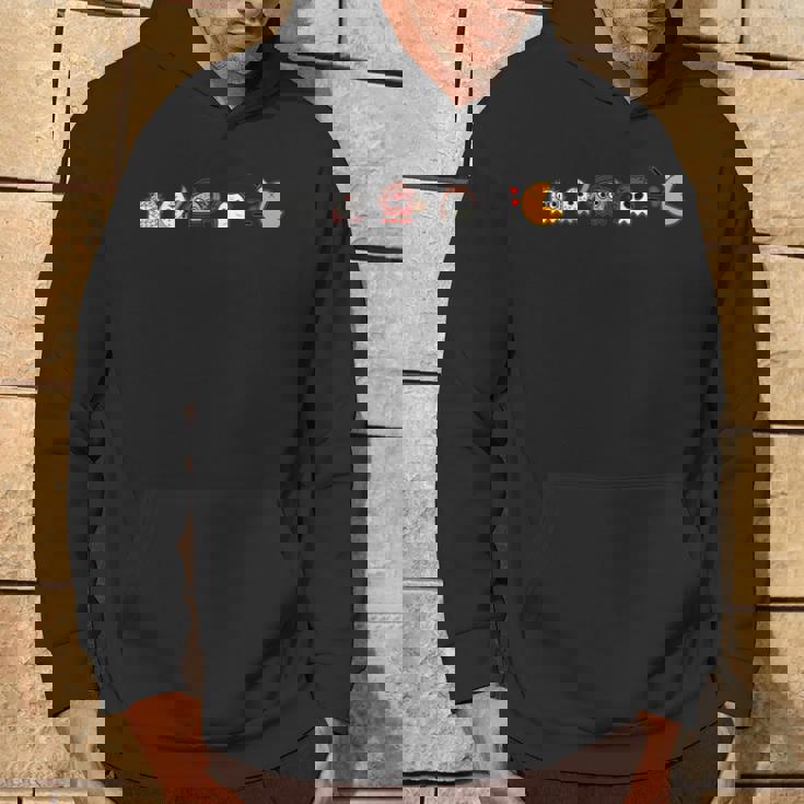 面白いパロディ ハロウィンゲーマー 80年代ホラー映画 パーカー ライフスタイル