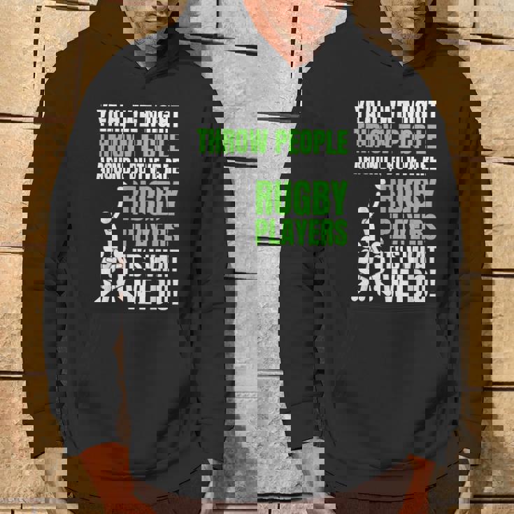 面白いラグビーコーチ、選手、ファンのラグビー。 パーカー ライフスタイル