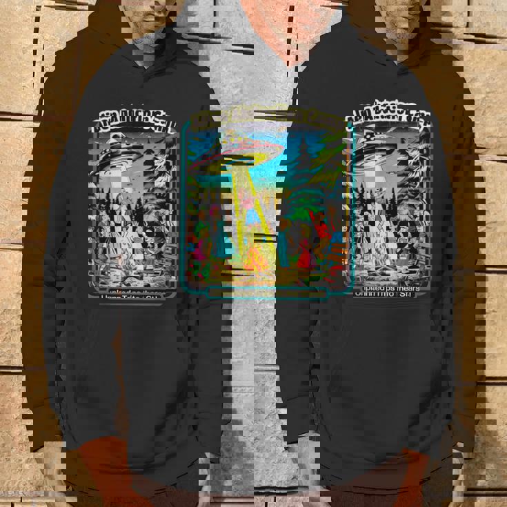 面白いヴィンテージエイリアン誘拐キャンプ Ufoエイリアン パーカー ライフスタイル