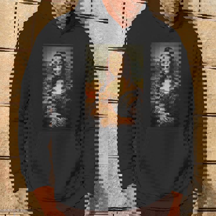 面白い猫 モナリザ 絵画 アート ママ お父さん パーカー ライフスタイル