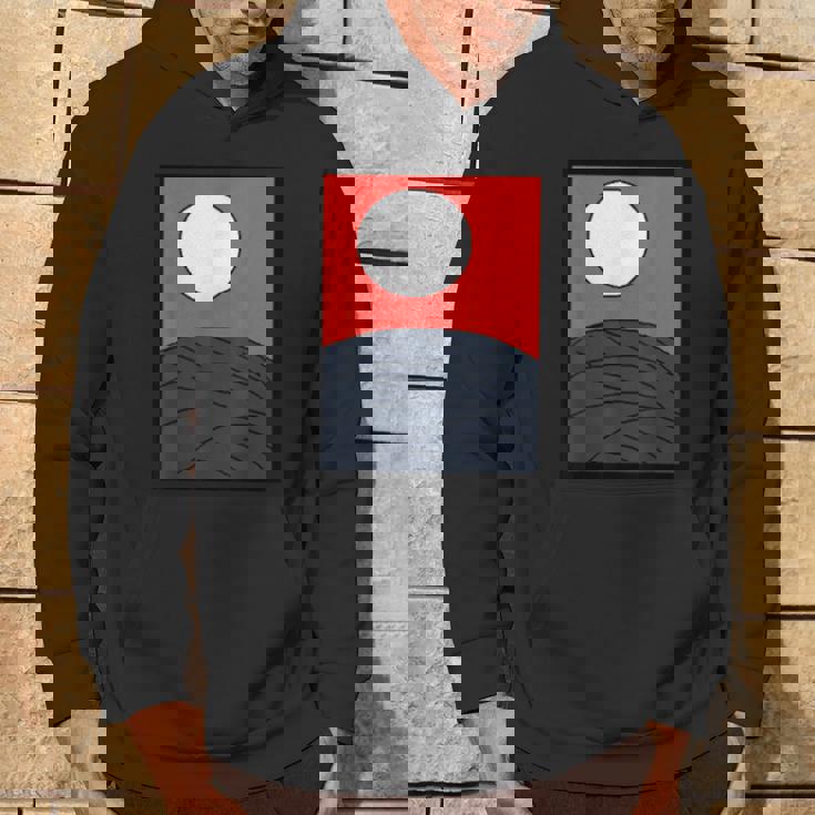 面白デザイン制作クラブオリジナルデザイン注目度no1日本のカルタ 花札 月 パーカー ライフスタイル