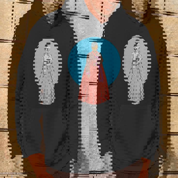 韓国伝統韓服を着た韓国の美少女 パーカー ライフスタイル