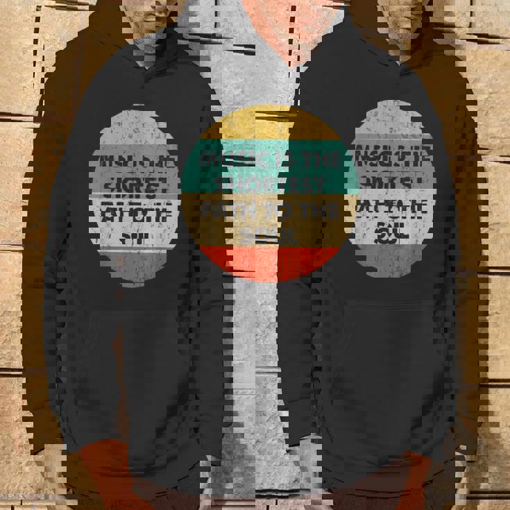 音楽は魂への最短の道 レトロミュージシャン アーティスト パーカー ライフスタイル