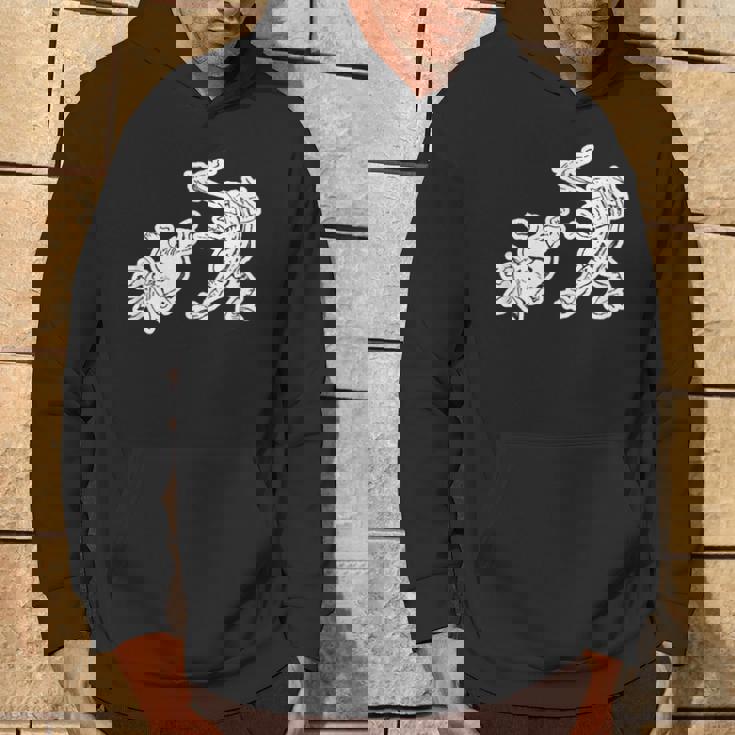 鳥獣戯画《蛙と兎・相撲》かえる うさぎ【日本・世界の名画】日本画 和柄 美術館アート パーカー ライフスタイル