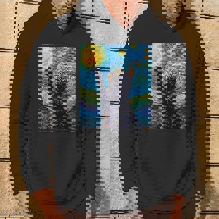 黒猫のヴィンテージアート 猫好き 猫飼い 猫 ネコ ねこくろねこ好き 面白い サプライズ ギフト にゃんこ パーカー ライフスタイル