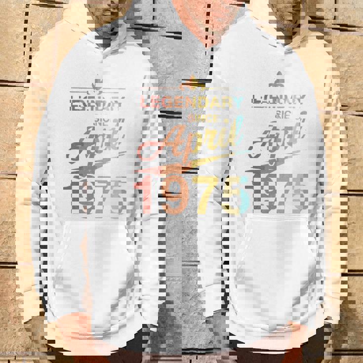 50Th Birthday 1975年4月生まれ 50歳 ヴィンテージ 長袖tシャツ パーカー ライフスタイル