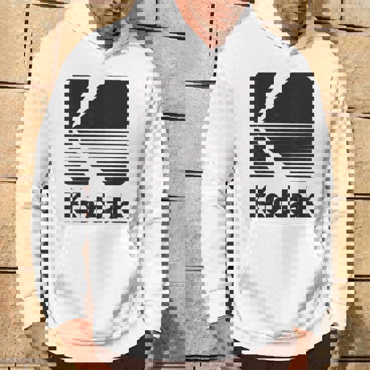 80年代ヴィンテージコダックロゴ ブラック パーカー ライフスタイル