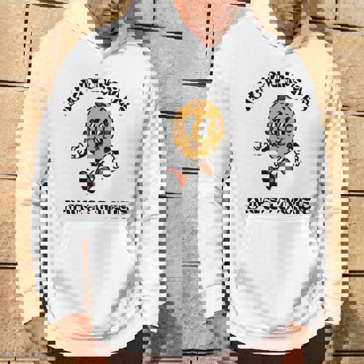 All You Need Is Love And Cookies レトロ 70年代 かわいい ハッピークッキー 長袖tシャツ パーカー ライフスタイル