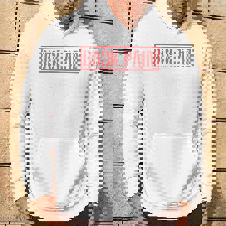 Back Pain In This Area On The Back パーカー ライフスタイル