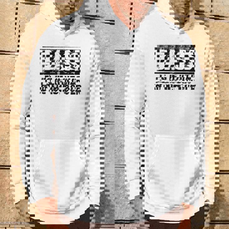 Bass It's Like Guitar But Much Cooler 面白いベース愛好家 パーカー ライフスタイル