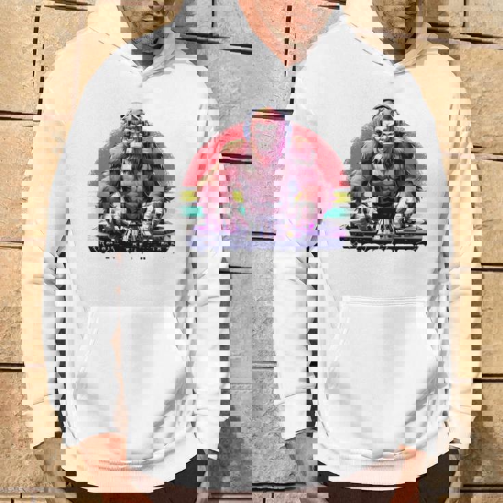 Bassquatch 音楽愛好家のためのサスカッチdjデザイン 長袖tシャツ パーカー ライフスタイル