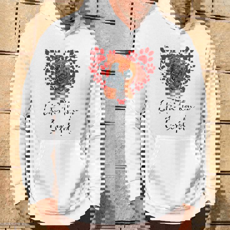 Boxer Dog Cuter Than Cupidalentines Day ボクサー犬 パーカー ライフスタイル