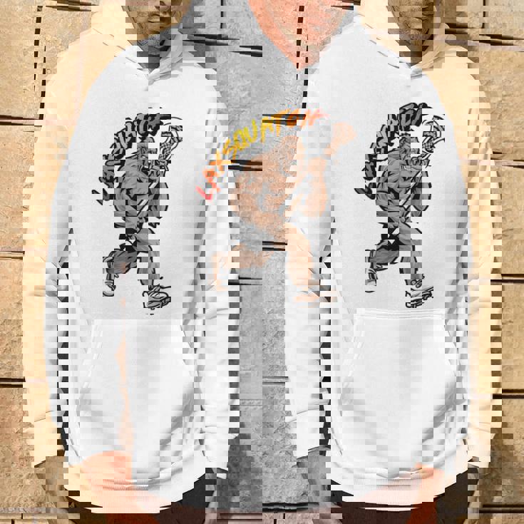 D-Pole Longtick Bigfoot Lacrosse Player Laxsquatch パーカー ライフスタイル