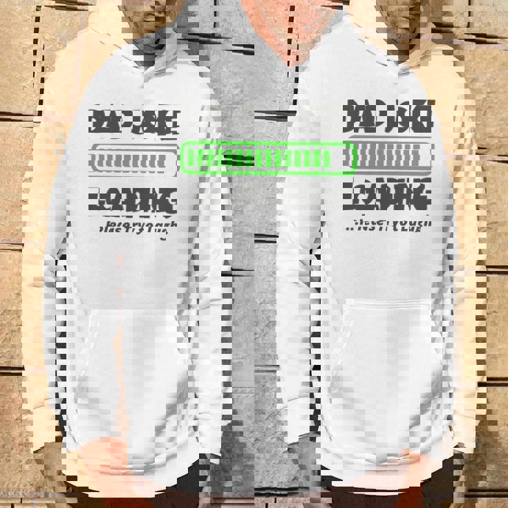 Dad Joke Loading Please Try To Laugh 面白い父の日 長袖tシャツ パーカー ライフスタイル