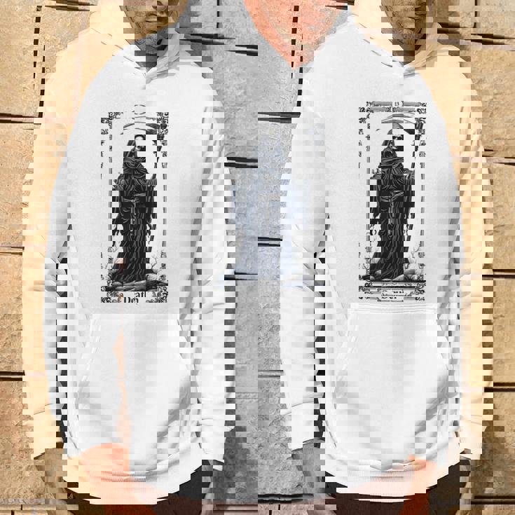 Death Tarot Card 13 Craft Gothic Reaper Aesthetic パーカー ライフスタイル