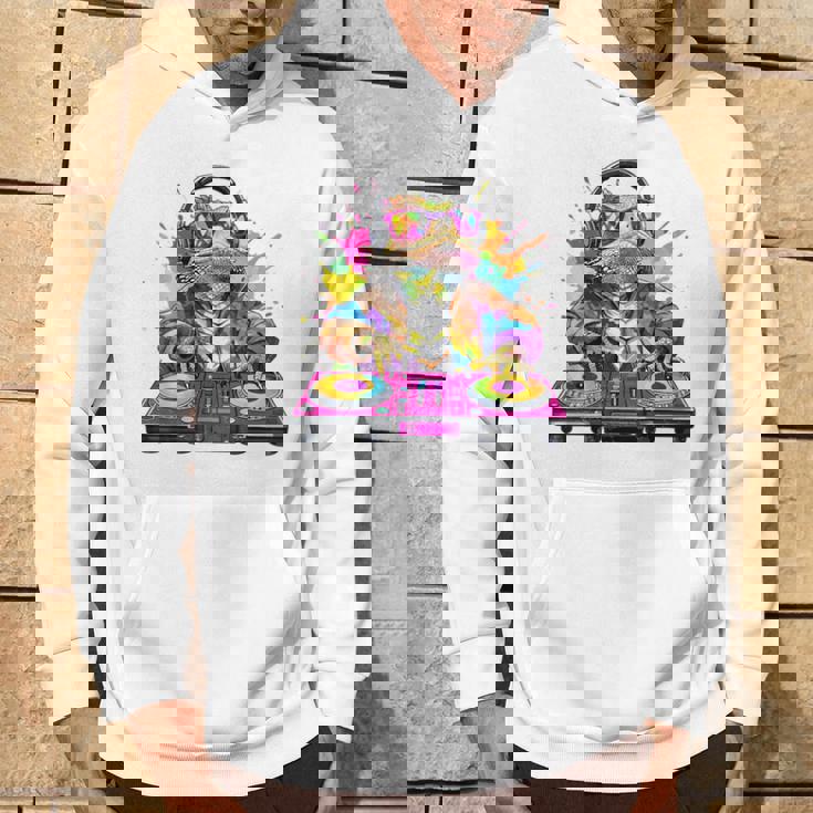 Dj フトアゴヒゲトカゲ 音楽愛好家のキッズ ディージェイ パーカー ライフスタイル