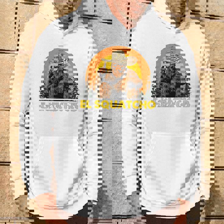 Elquatcho 面白いシンコ・デ・マヨ ビッグフット サスカッチ パーカー ライフスタイル