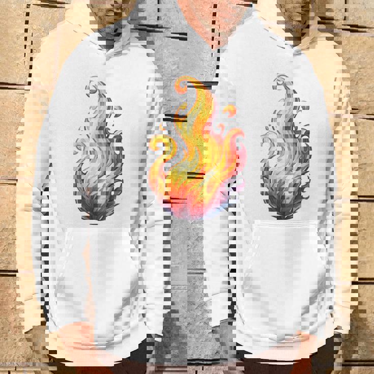 Fire Element Flameのグラフィックアート。あらゆる年齢の方に。 パーカー ライフスタイル