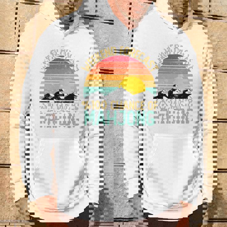 Weekend Forecast 麻雀シャツ 面白い レトロ 麻雀 長袖tシャツ パーカー ライフスタイル