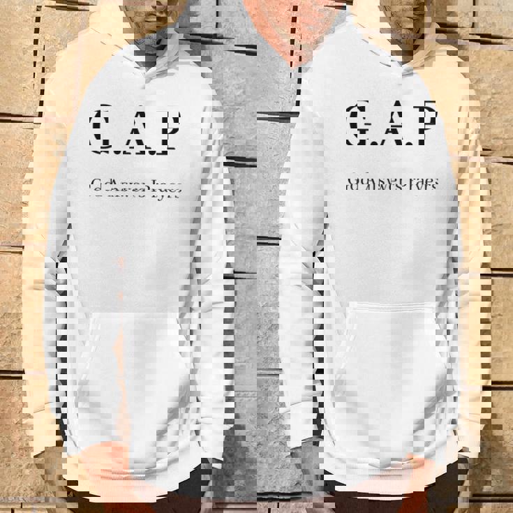 GAP 神は祈りに答えてくださる 長袖tシャツ パーカー ライフスタイル