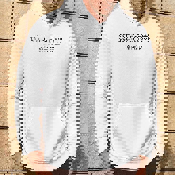 God Is Good All The Time ミニマルなクリスチャン パーカー ライフスタイル