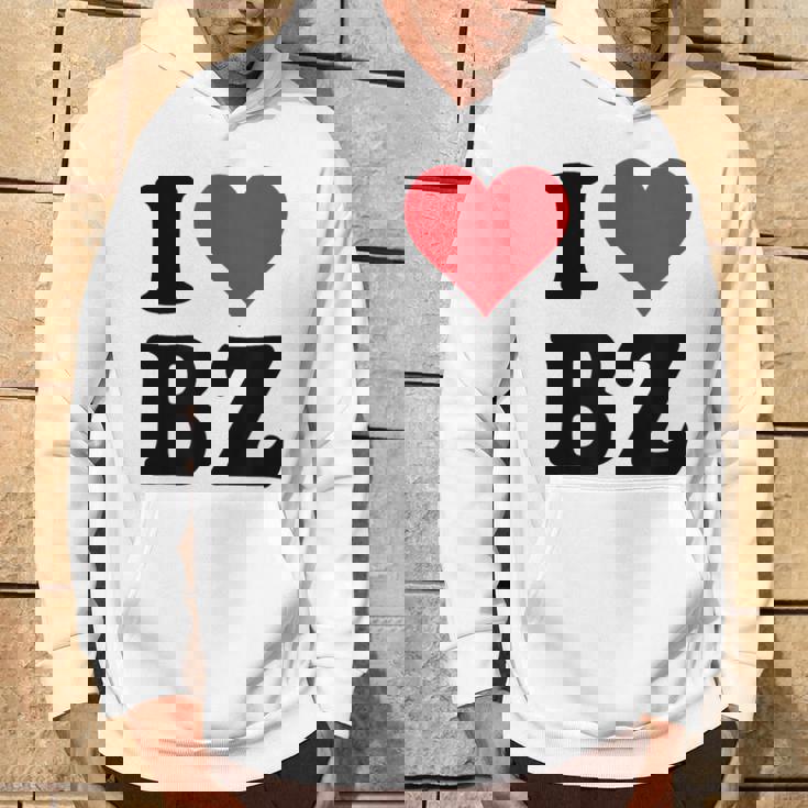 I Heart Bz イニシャル I Love BZ 姓 B Z パーカー ライフスタイル